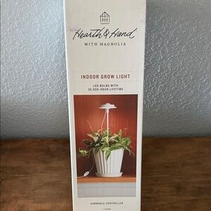 Hearth & Hand White Indoor Plant Grow Lamp